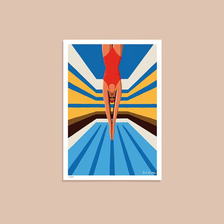 Sergeant Paper – wholesale Art print – Paul Thurlby - DIVER - Summer Art Print