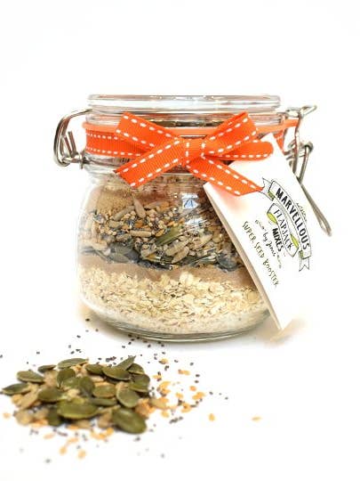 Super Seed Booster Flapjack Mix for wholesale by Marvellous Mixes