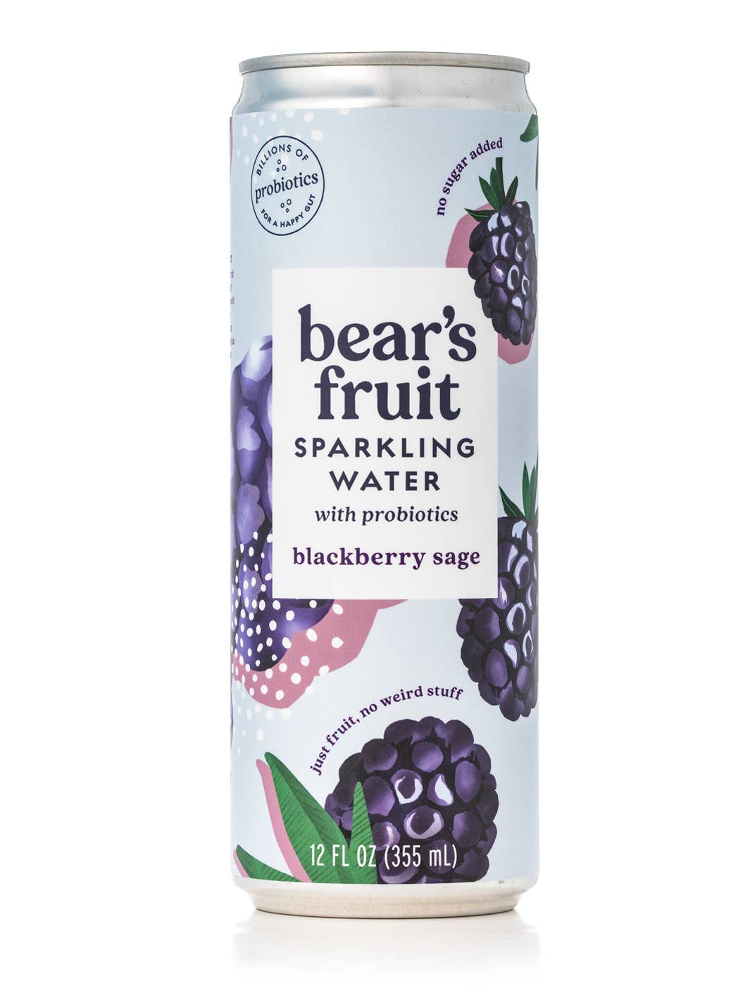 Bear's Fruit - Wholesale Sparkling Water - Blackberry Sage Probiotic Sparkling Water