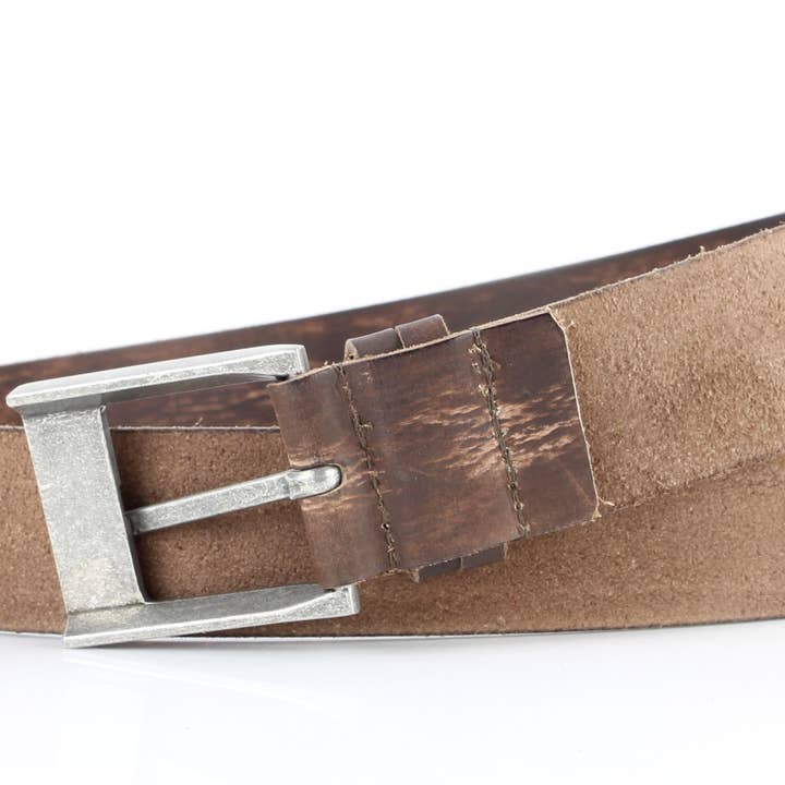 Leather Impressions Inc - Wholesale Belt – Men's - Double Loop Western Belt – Antique Buckle ABB 0099