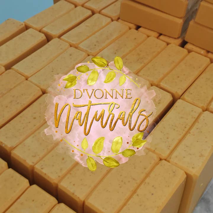 D'Vonne Naturals - Wholesale Bar Soap - Vegan Turmeric and Ginger Soap