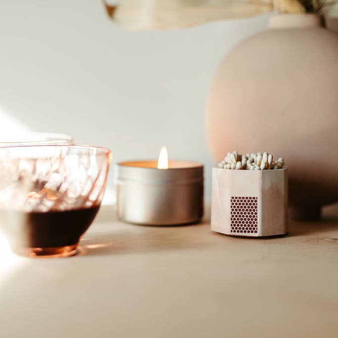 Tenn Prairie - Wholesale Match Holder - Concrete Match Holder – Two Toned with 2-Inch Safety Matches14