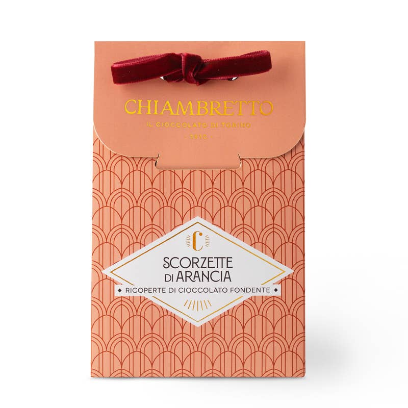 CIOCCOLATO CHIAMBRETTO 1910 - IL CIOCCOLATO DI TORINO - Wholesale Chocolate Covered Sweets - Chocolate-covered orange peels0