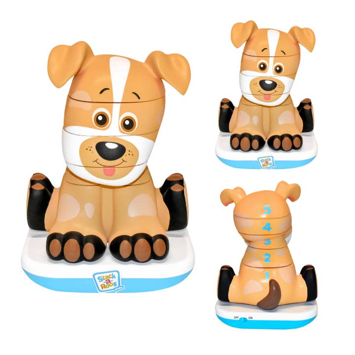 Stack-a-Roos Puppies - Labrador (Solid Pack) for wholesale by Blue Canoe Brands Inc