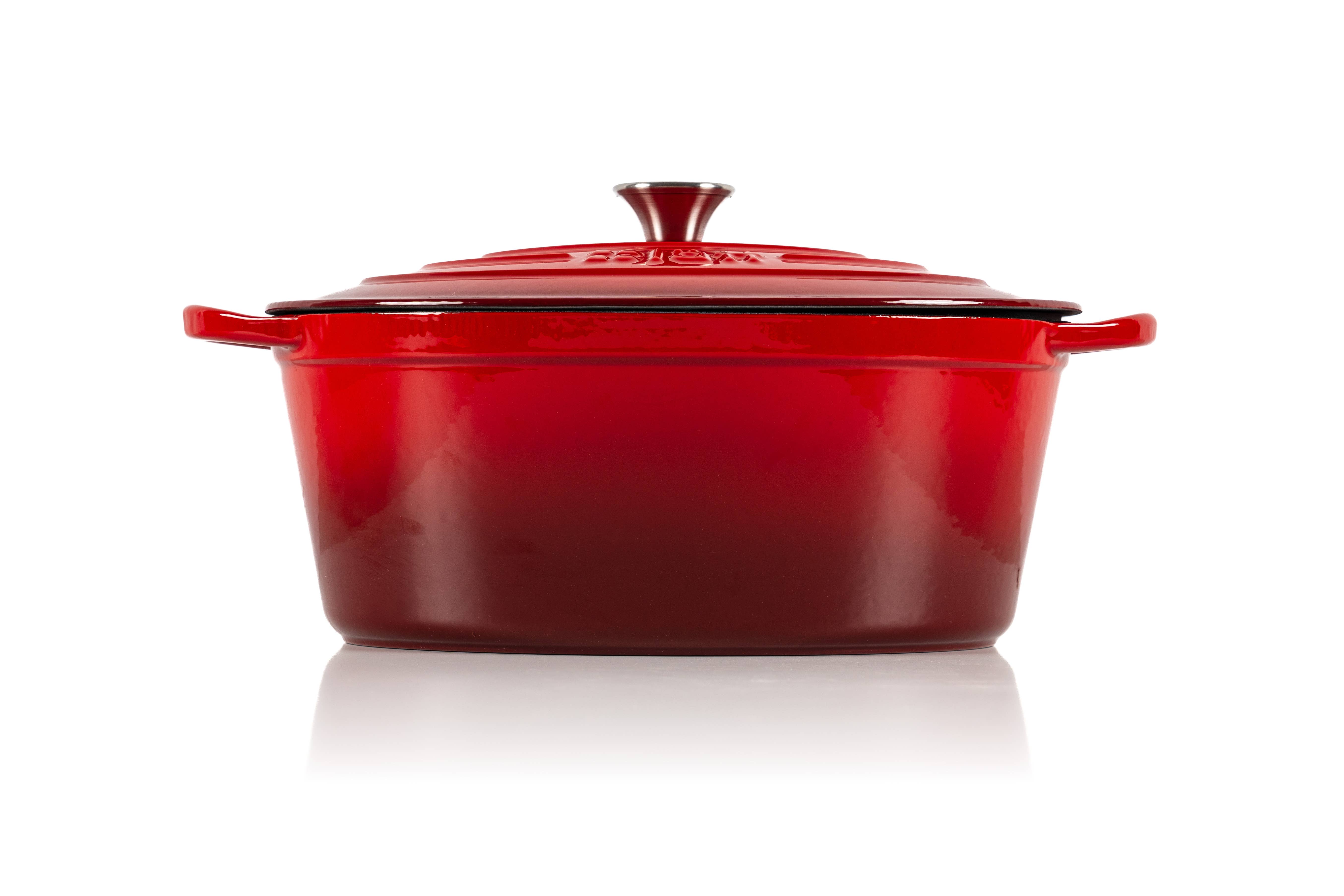 Lätt Home - Wholesale Cooking Pot - COCOTTE OVAL 33X11 CM 6 L RED1