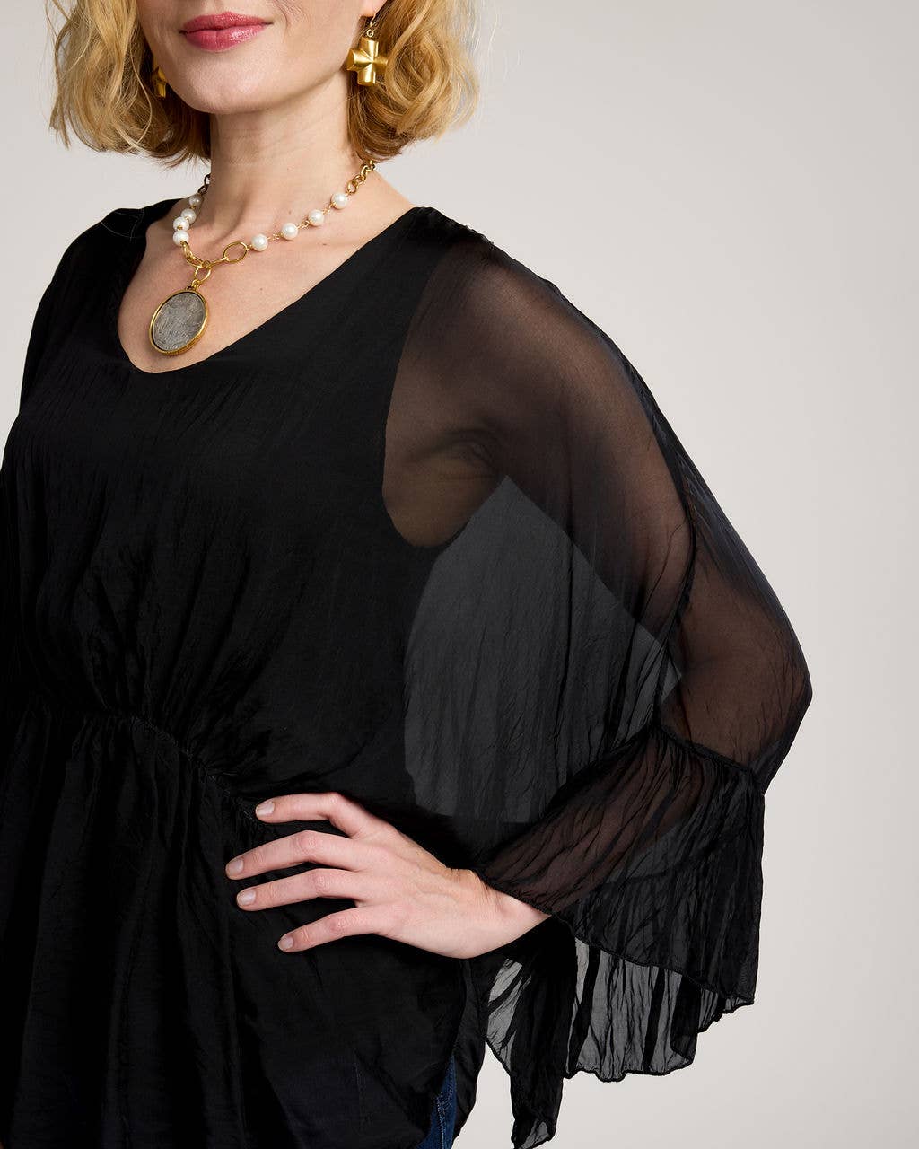 CobbleStone Living - Vendita all'ingrosso Camicetta - Donna - Top in Seta Valeria0