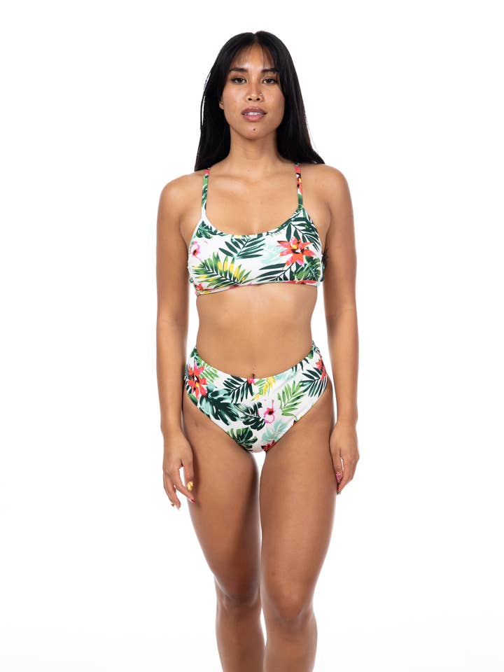 Haut de surf en rétro tropical pour la vente par Maui Girl