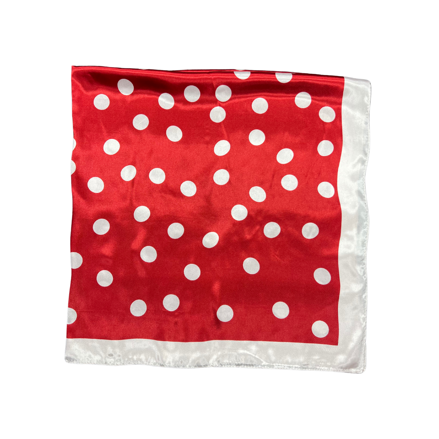 Lili Scarves (US Duty Free) - Wholesale Scarf - Women's - Polka Dot Pattern Silk Touch Square Scarf15
