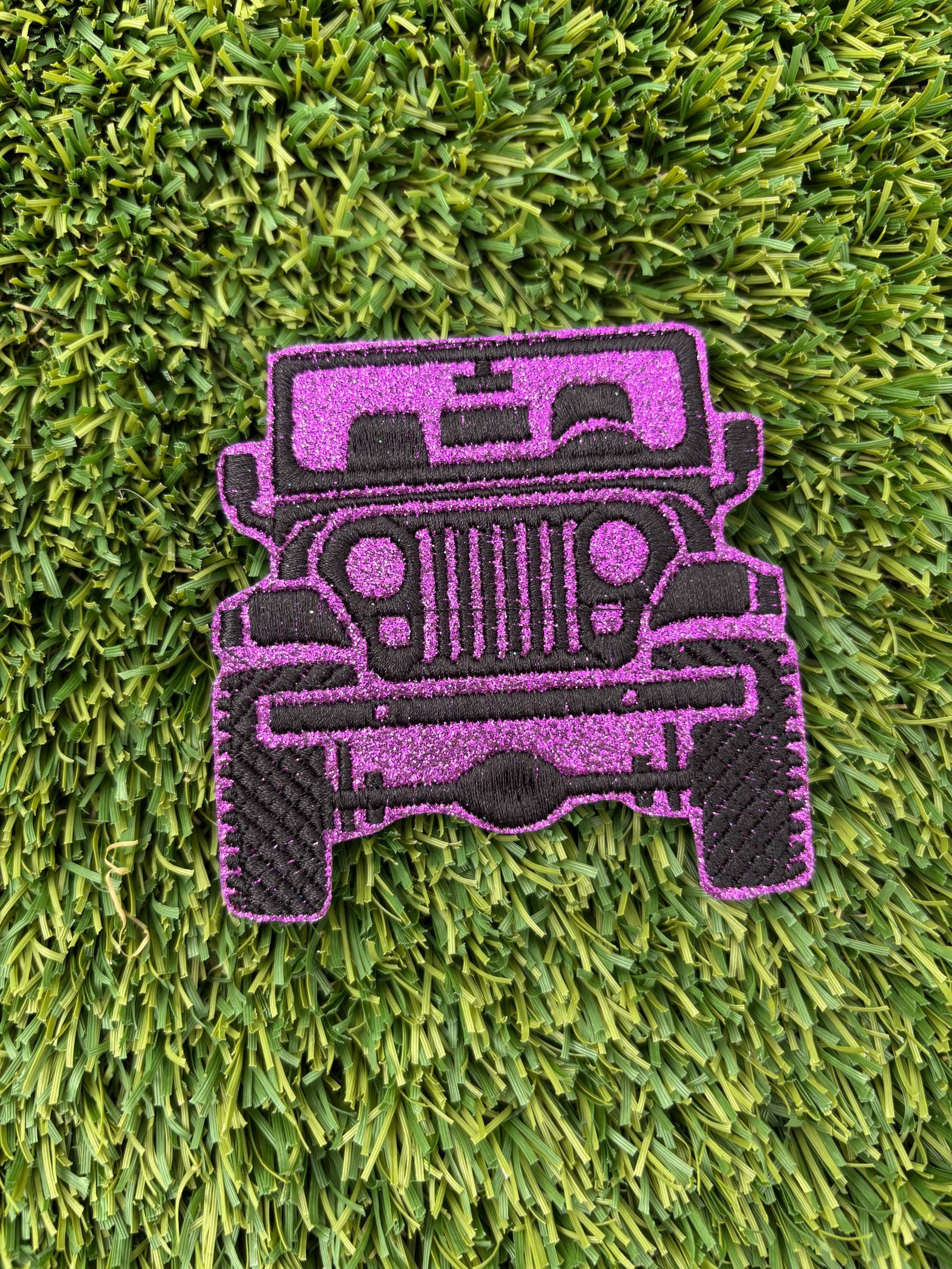 Eric Hill Designs, LLC - Wholesale Patch - Trendy Jeep Glitter Patch2