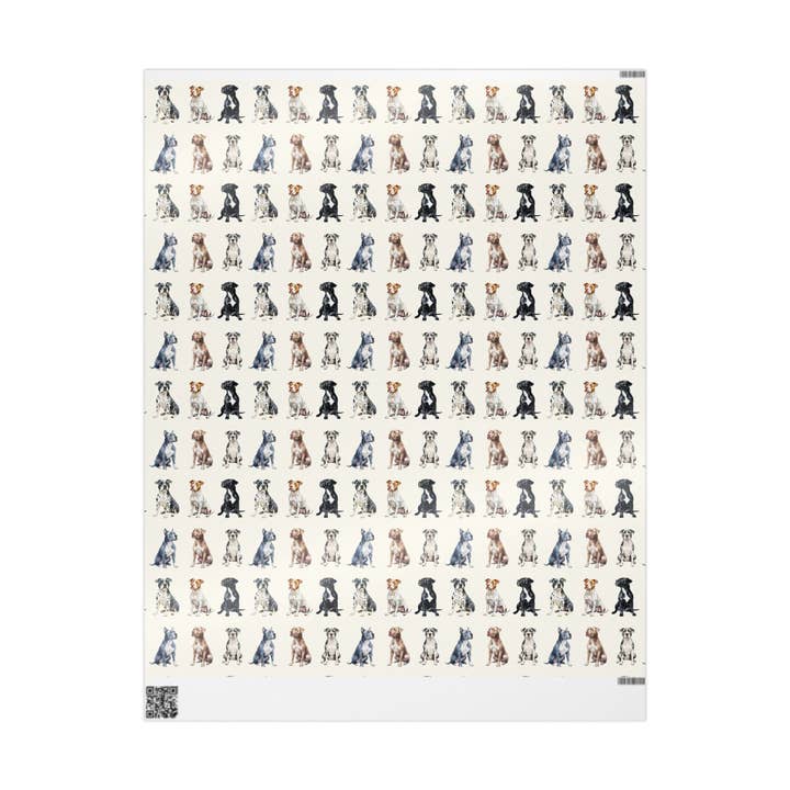 Lokipawz - Wholesale Wrapping Paper Roll - Pitbull Wrapping Paper Roll