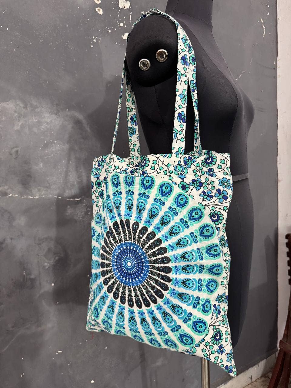 GYPSY STUDIO - Wholesale Tote Bag - Women's - Boho Mandala Cotton Bag Woman's Shoulder bag shopping bag 4