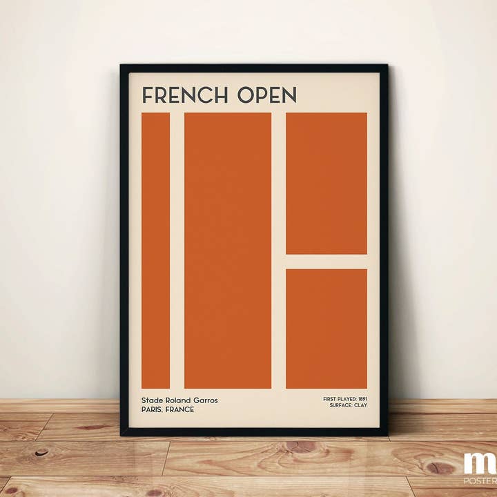 FRENCH OPEN - Grand Slam Tennis Print for wholesale by Sera/Lina