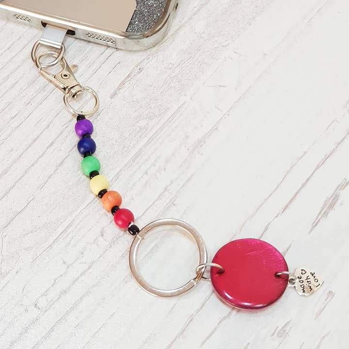 Mobilkedja med lapp av rostfritt stål 30 cm för wholesale av Gloria-Maris