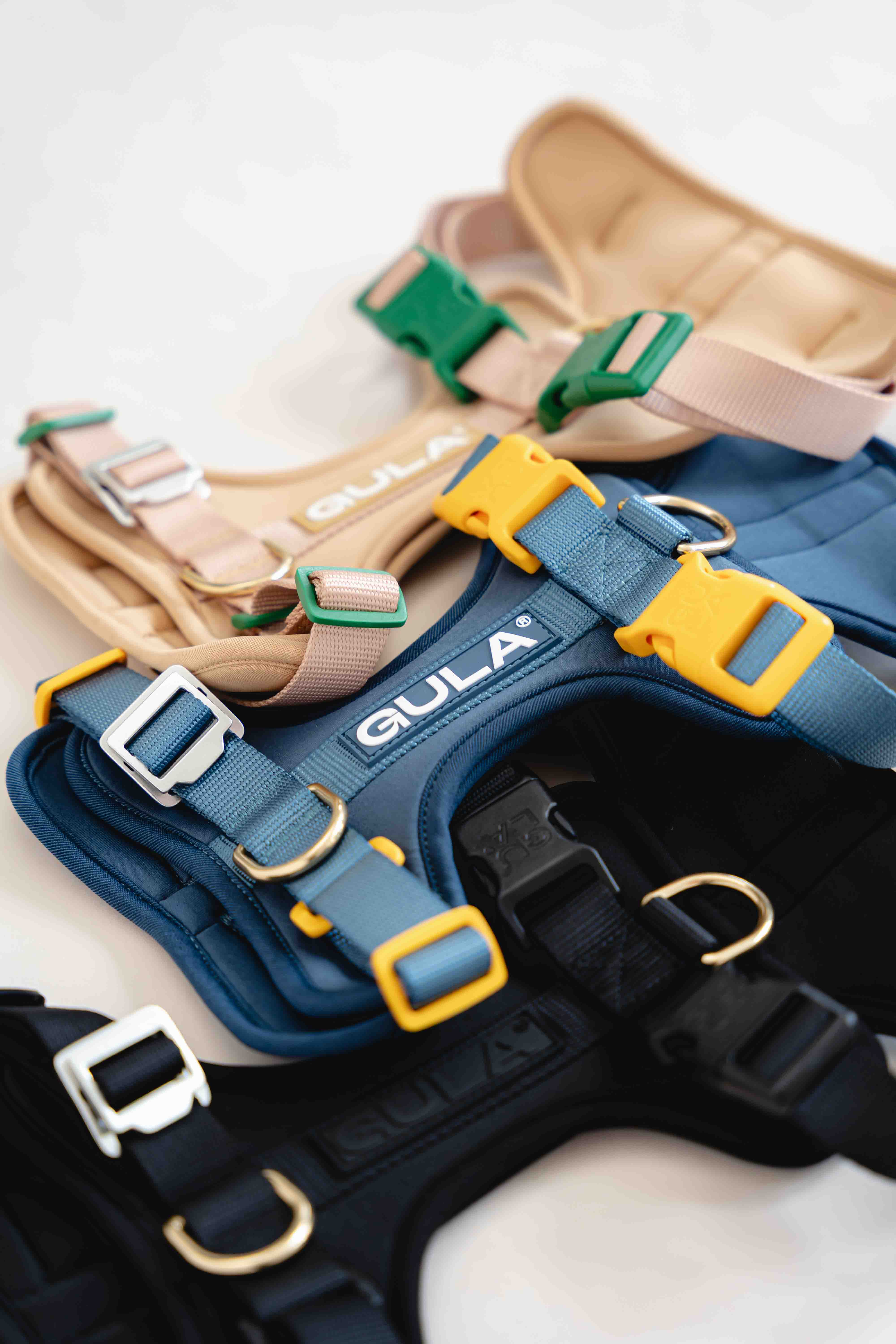 GULA DOG CARE – Großhandel Haustiergeschirr – Hund – Hundegeschirr NEU - Blau & Gelb2