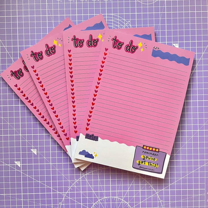 Self Love A5 Elenco delle cose da fare per la vendita all'ingrosso da parte di Meg Garrod Art