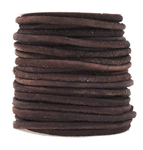 Mandala Crafts – wholesale Craft supplies – Mandala Crafts Round Suede Cord for Jewelry Making, Genuine Cowhide Leather Rope for Beading, Braiding, DIY Crafting3