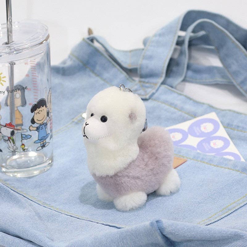 FurDecoration - Vendita all'ingrosso Portachiavi - Donna - Portachiavi in lana di alpaca mini - adorabile e alla moda4