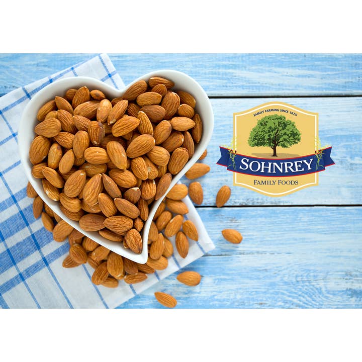 Sohnrey Family Foods LLC - Wholesale Nuts - 50 lb Bulk Box Whole Raw Nonpareil Almonds Extra #1 Grade2