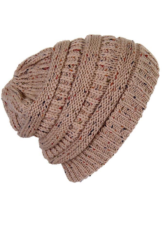 Hana - Wholesale Beanie - Women's - C.C Confetti Ponytail Messy Bun Beanie33