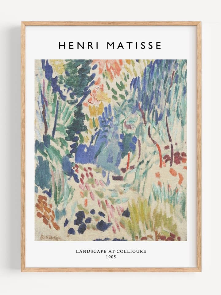 Paisagem de Matisse em Collioure M2 por atacado de Peardrop Prints