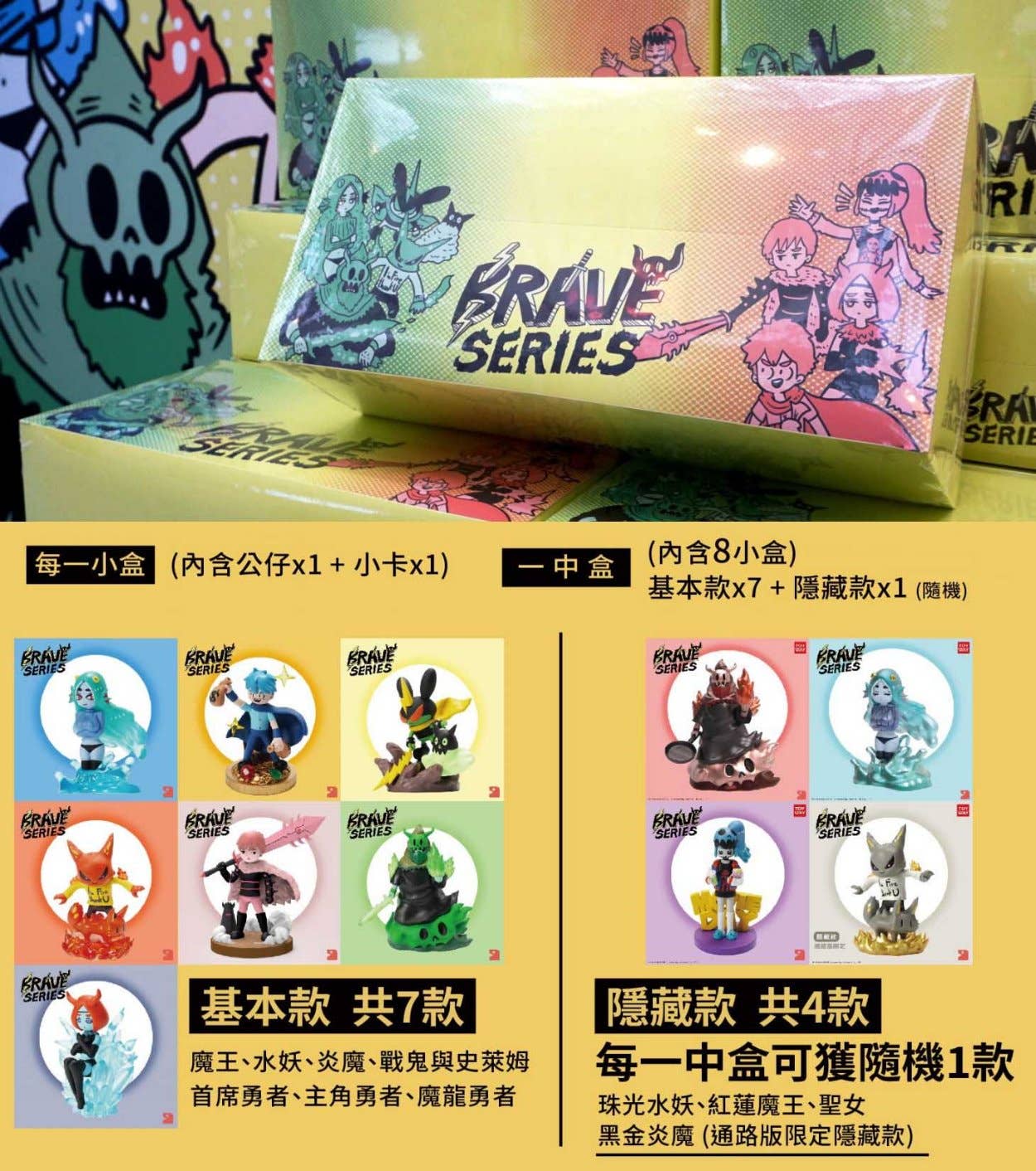 BCmini - Wholesale Decorative Figurine - 73090 Brave Series Blind Box-820