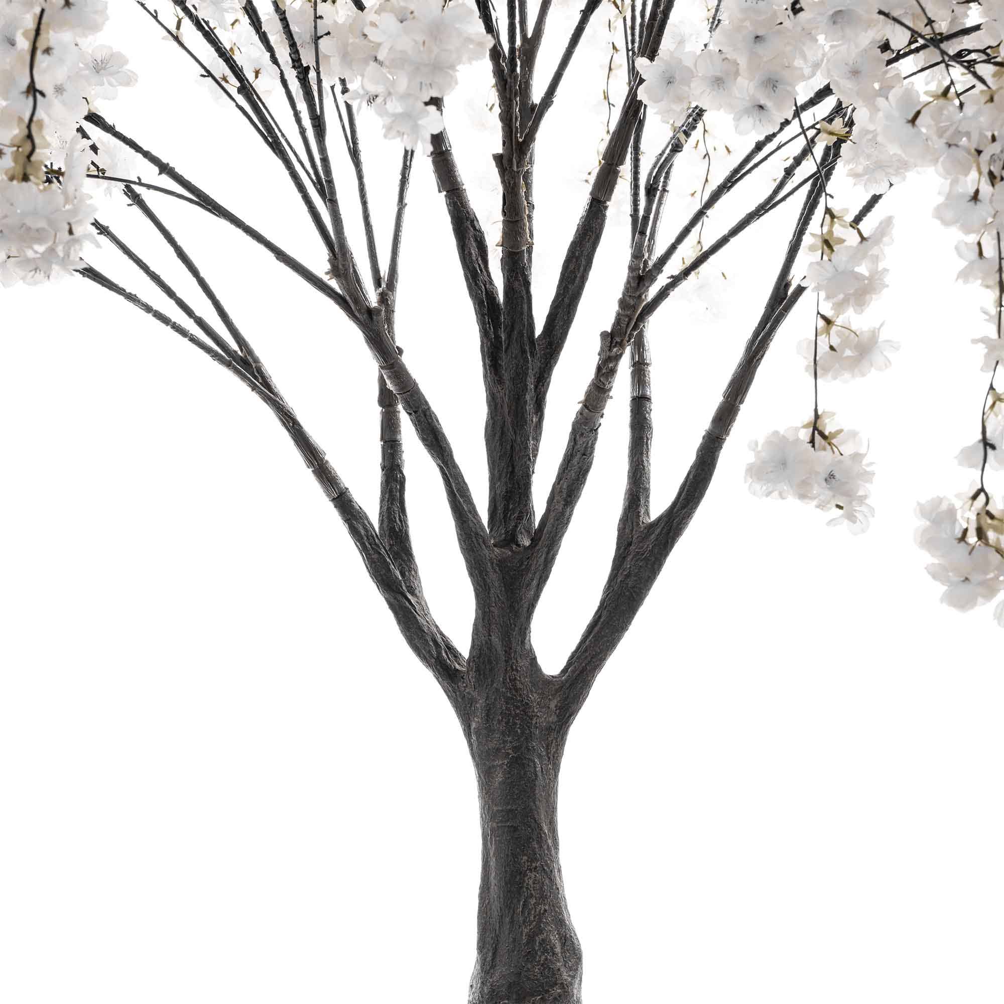 Artificial Cherry Blossom Tree 72" - White for wholesale on Faire2