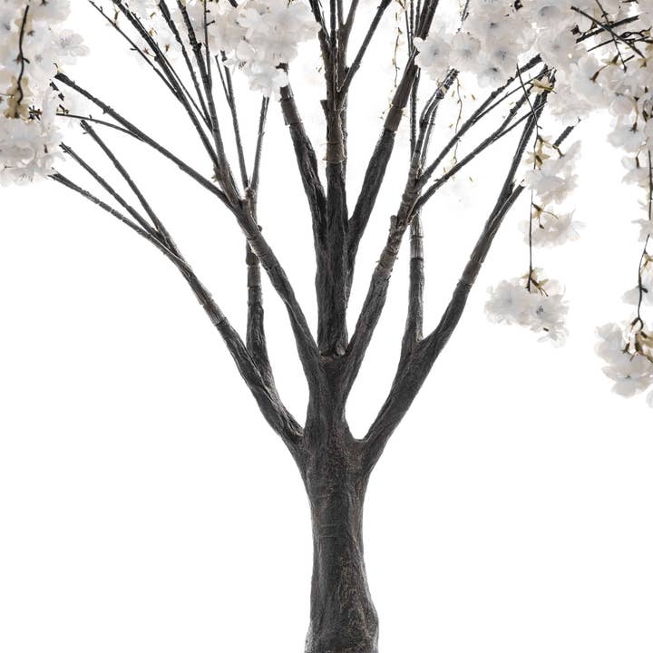 Artificial Cherry Blossom Tree 72" - White for wholesale on Faire2