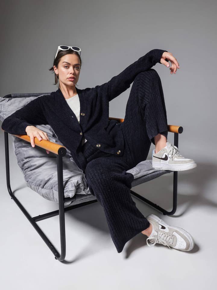 CloudCool Oversized Ribbed Buttoned Cardigan for wholesale by Sunday Citizen