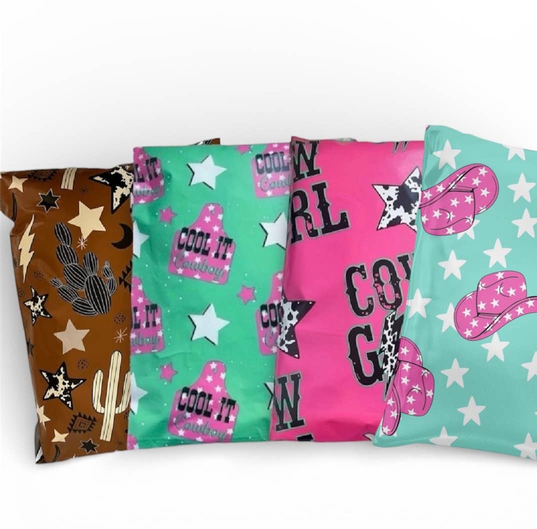 Trendy Chick Mailers – wholesale Envelopes – 10x13 Western Fall Variety Poly Mailers