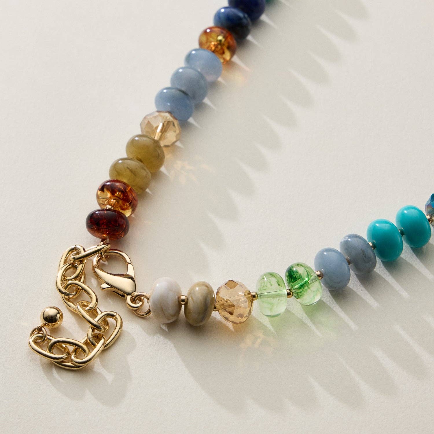 Frem - Wholesale Beaded/Pearl Necklace - Mixed Bead Short Necklace with Adjustable Length7