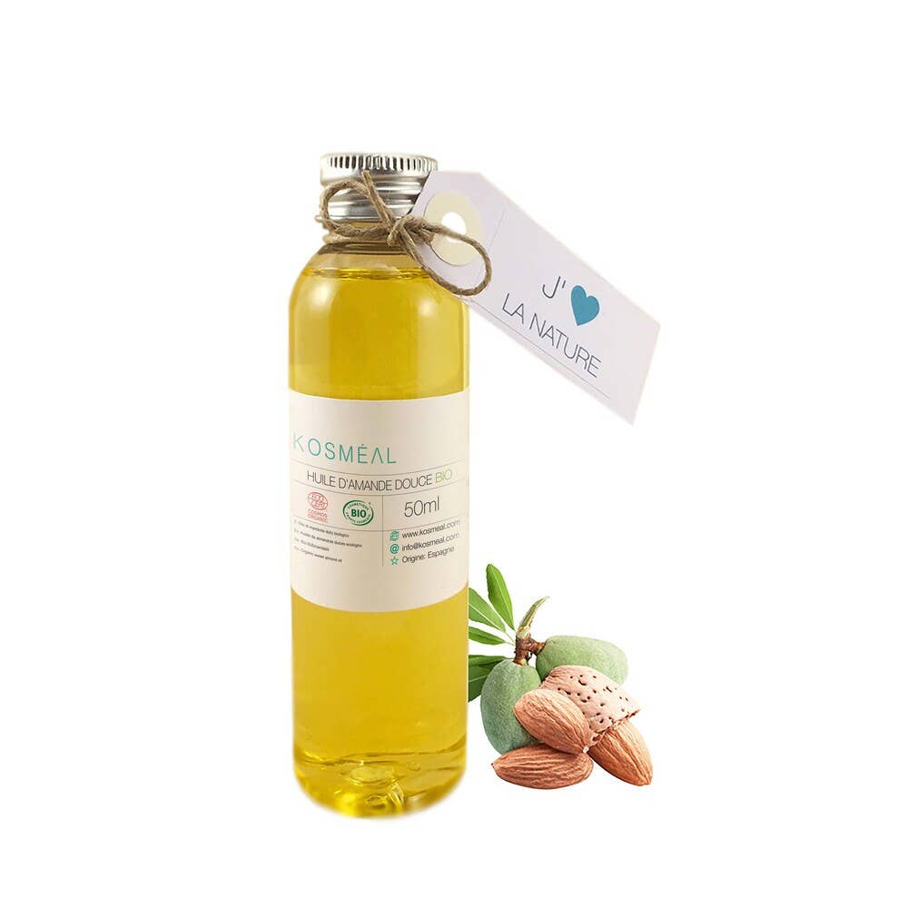 KOSMÉAL - Wholesale Bath/Body Oil - Organic sweet almond oil - 50 ml - Certified organic0