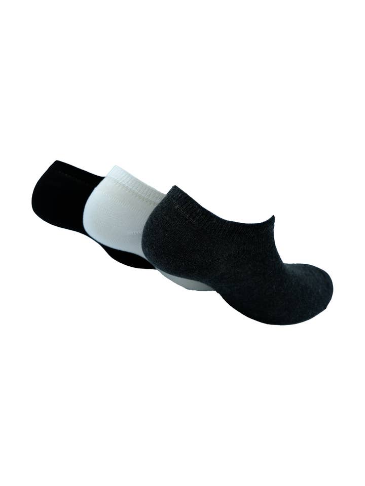 The SockMaker - Wholesale Socks – Women's - Bamboo Ladies - Trainers (3 Pairs Pack)4