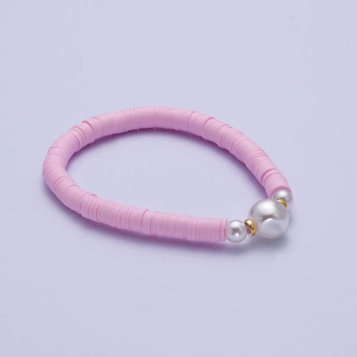 Aim Eternal - Wholesale Beaded Bracelet - Colorful Surfer Bracelet Heishi Pearl Handmade Beads brct12817