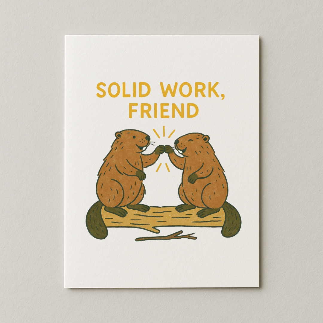 My Country Greetings – Engroshandel Hverdagshilsen kort – Bæver Solid Arbejdsven Kort0