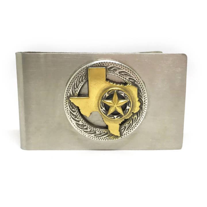 State of Texas Money Clip - tofarvet for engroshandel hos Cigar Cutters by Jim