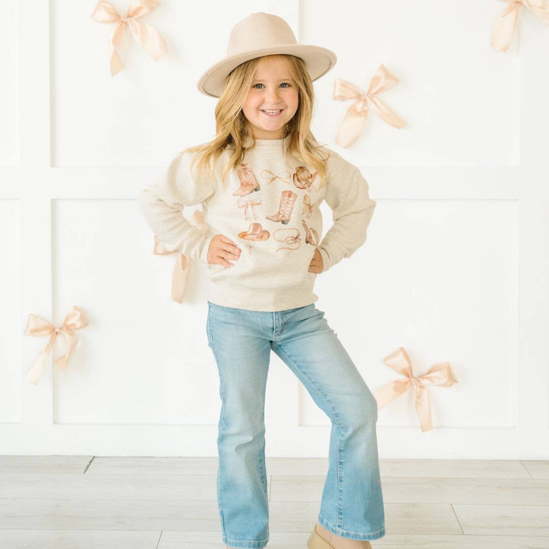 Sweet Wink – Großhandel Sweatshirt – Kinder – Cowgirl Cutie Sweatshirt - Mädchenkleidung - Westernbekleidung4