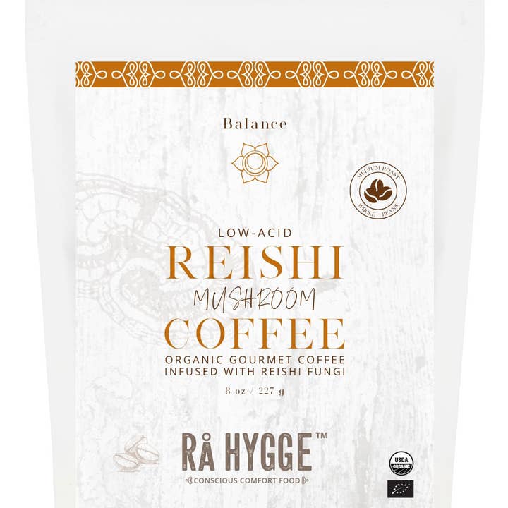 Rå Hygge – Großhandel Kaffeebohnen – Reishi Specialty Coffee BIO, ganze Bohnen 8 oz