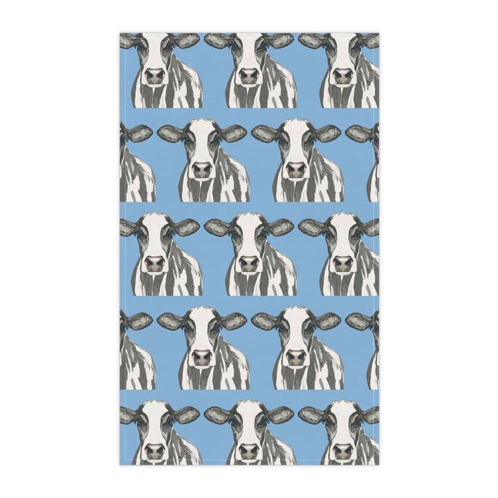 Asciugamani da cucina con mucche affascinanti | Decorazione in stile rustico per la vendita all'ingrosso da parte di Blue Cava