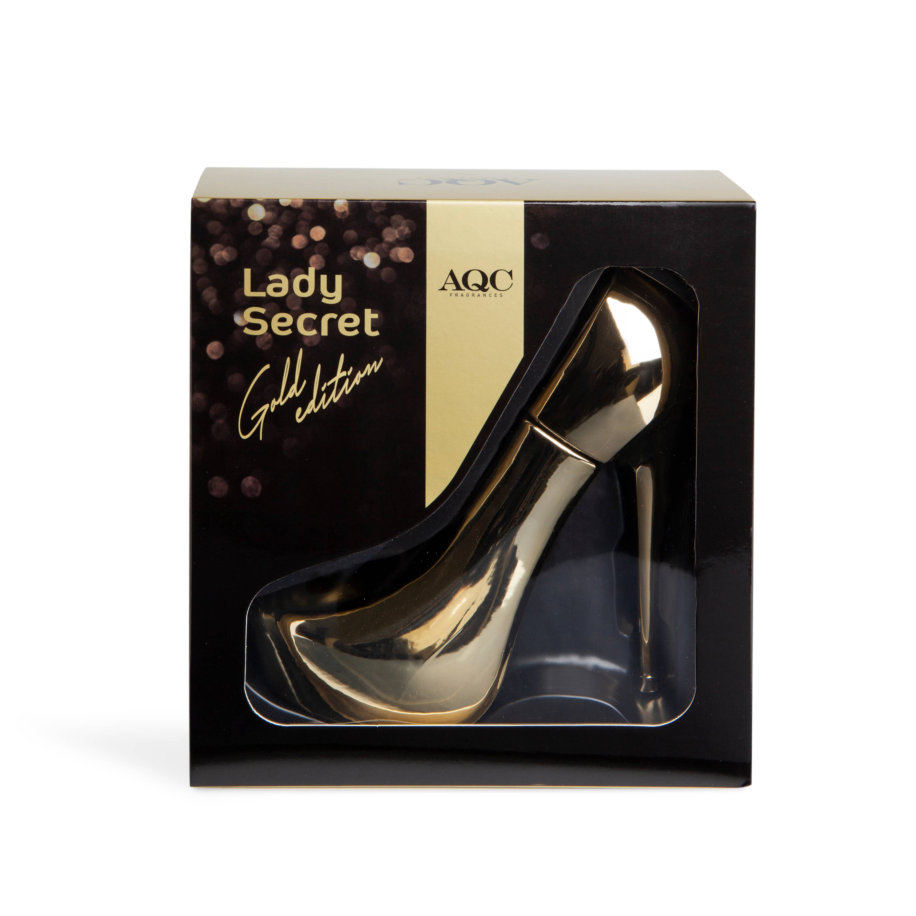 Aquarius Cosmetic SLU - Vente Parfum/Eau de toilette - Aqc Fragrances Lady Secret Gold Edition Chaussure 100 ml0