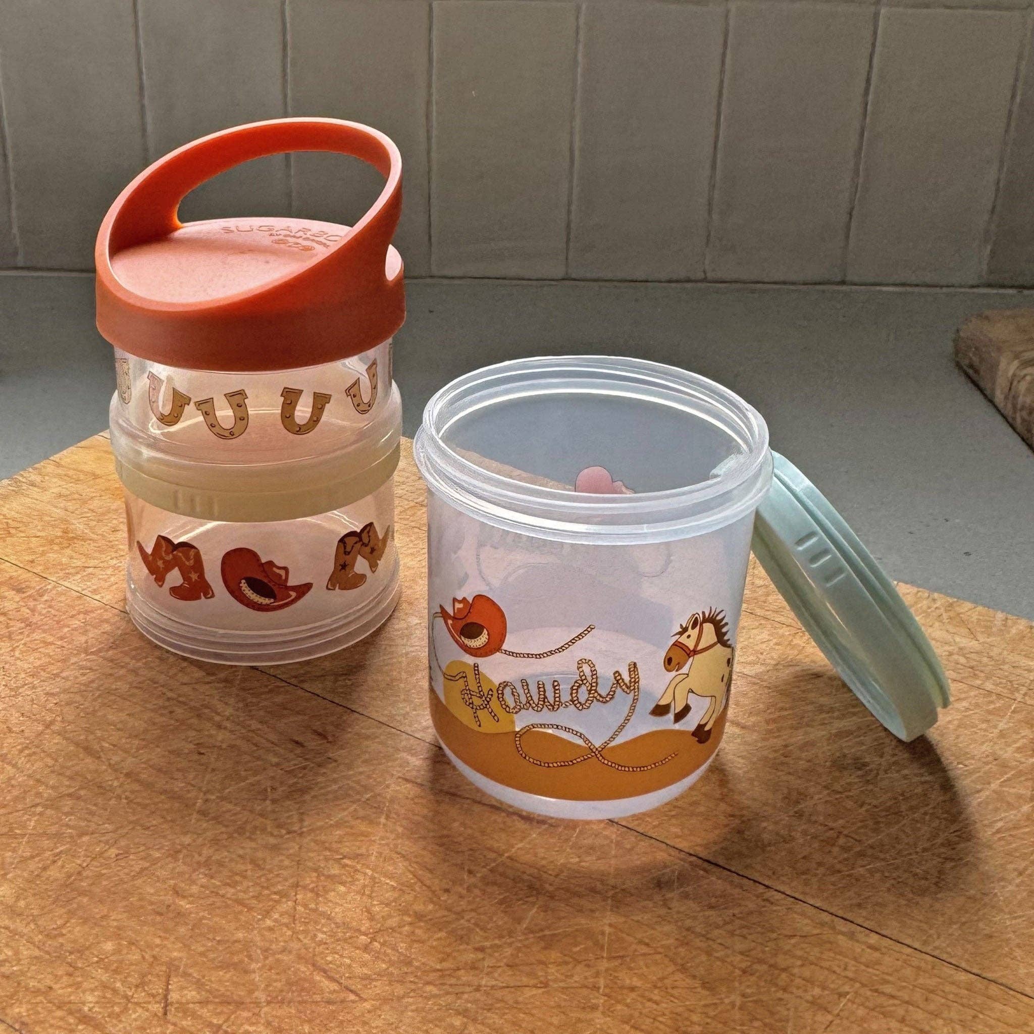 Sugarbooger by Ore’ Originals - Wholesale Food Storage Container - Twist & Snack Stacker | Howdy2