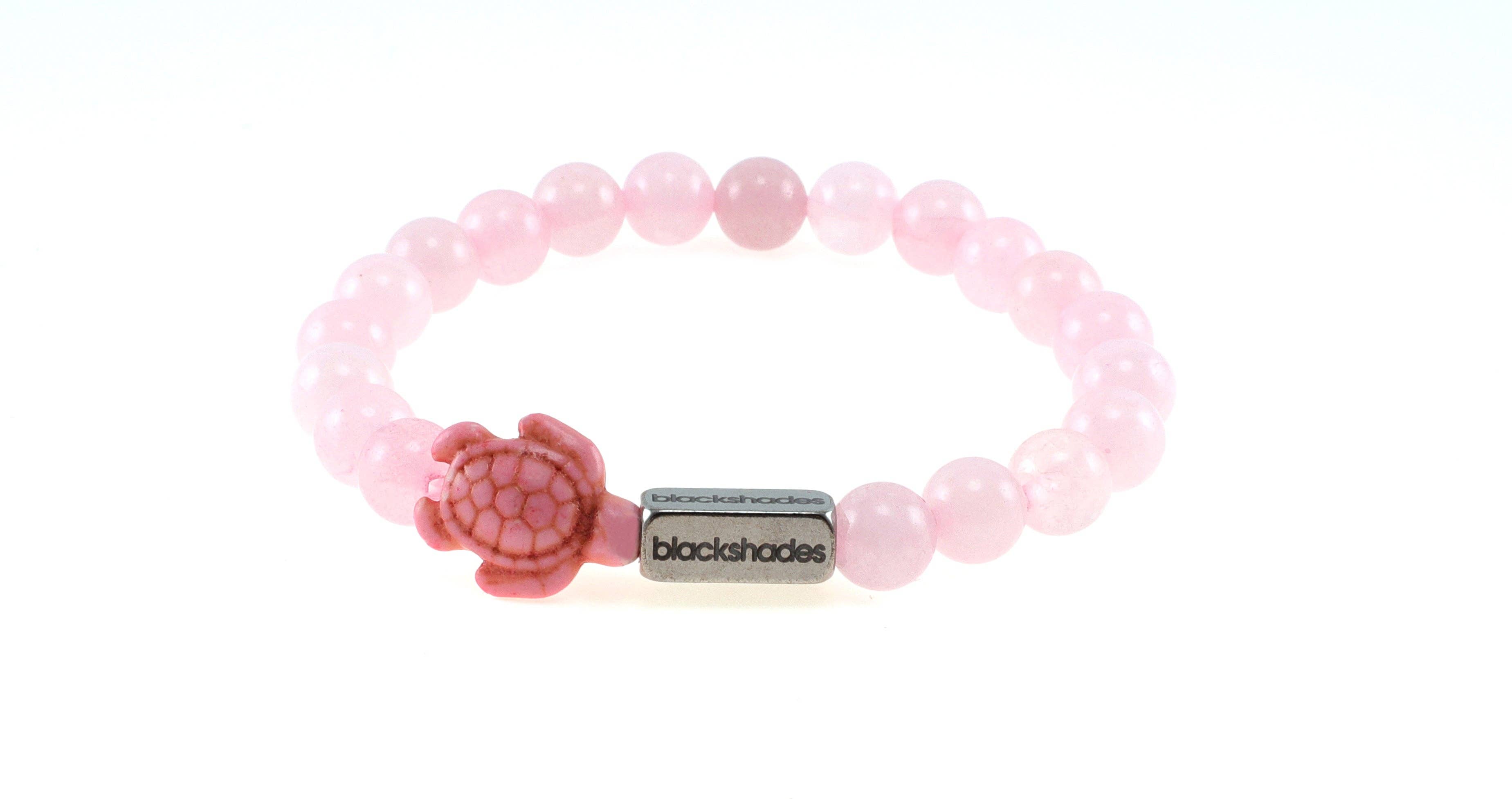 Black Shades - Vendita all'ingrosso Bracciale con perline - Perline Rosa Rosa0
