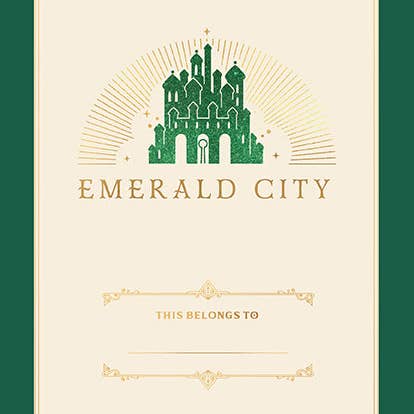 Insight Editions - #1 Pop Culture Publisher - Wholesale Journal/Diary - Wicked: Emerald City Journal with Ribbon Charm3