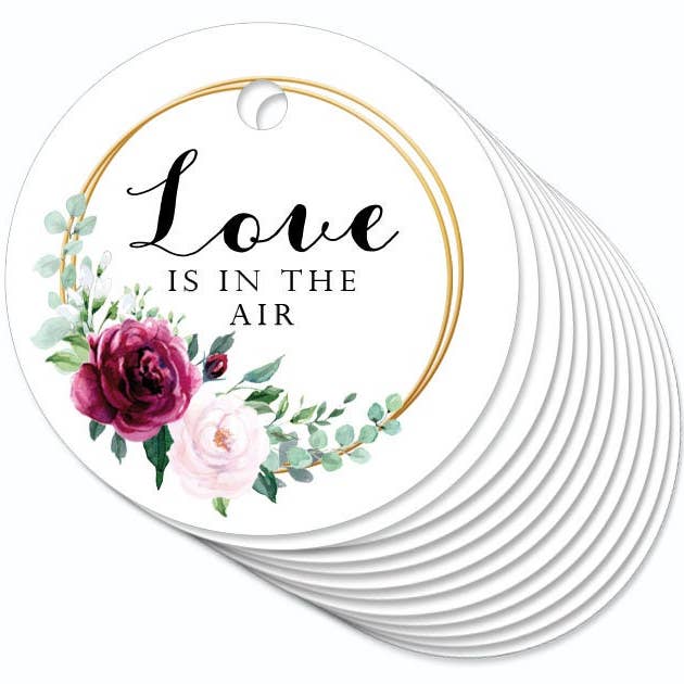 12 ANHÄNGER Love is in the Air • Ringe Rosen rot rosa • Häng für den Großhandel von fioniony®