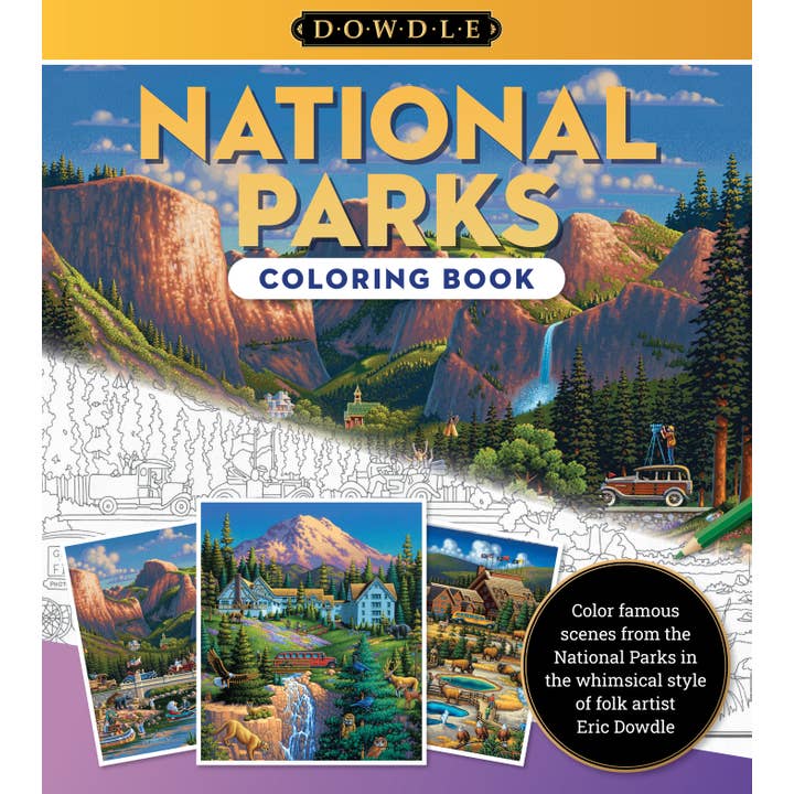 National Parks Coloring Book for wholesale by QUARTO