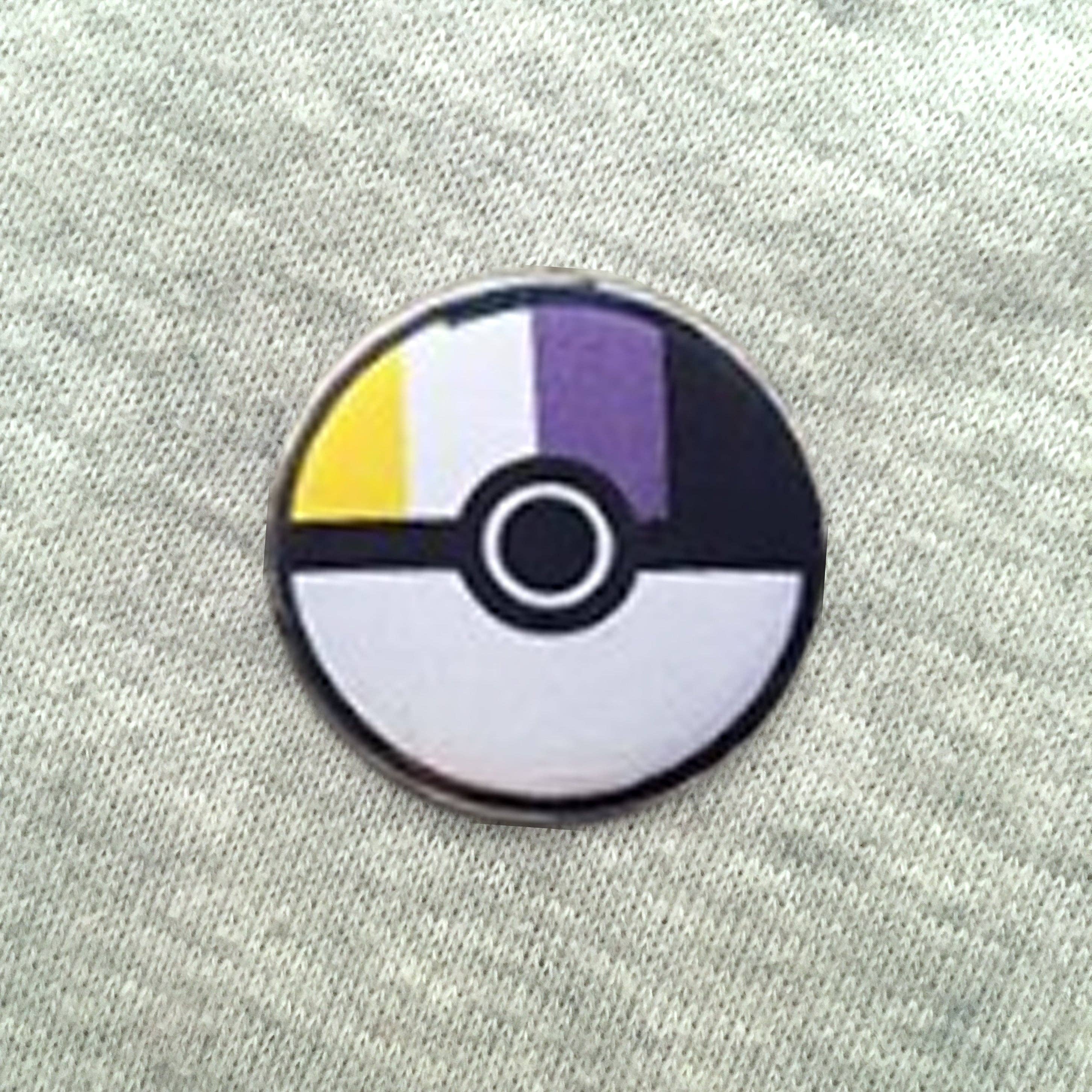 Support the T - Vendita all'ingrosso Spilla da bavero - Bottone o magnete Poké Pride10