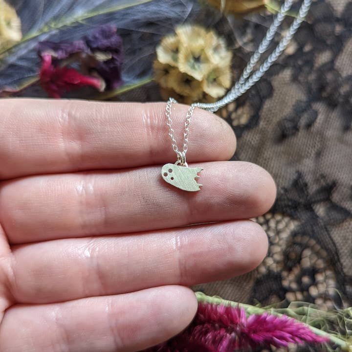 Halloween Ghost Necklace for wholesale by Maxi Cif Designs