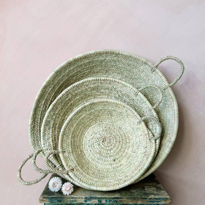 Bohemia Design - Wholesale Decorative Plate/Dish/Bowl - Moroccan Oversized Woven Plate