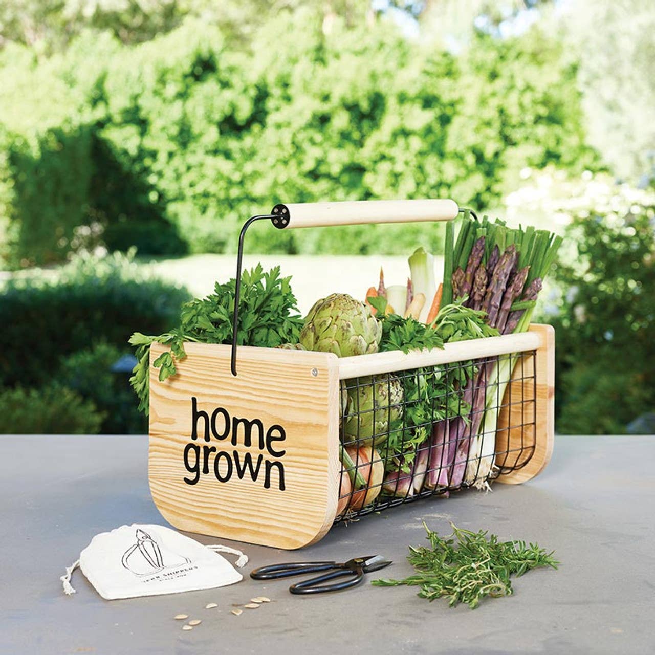 Santa Barbara Design Studio by Creative Brands - Wholesale Basket - Harvest Basket - Home Grown4