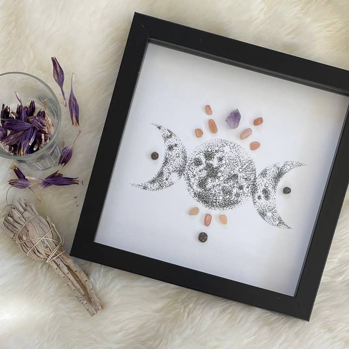 Art en cristal de la triple déesse pour la vente par Conscious Creation Company