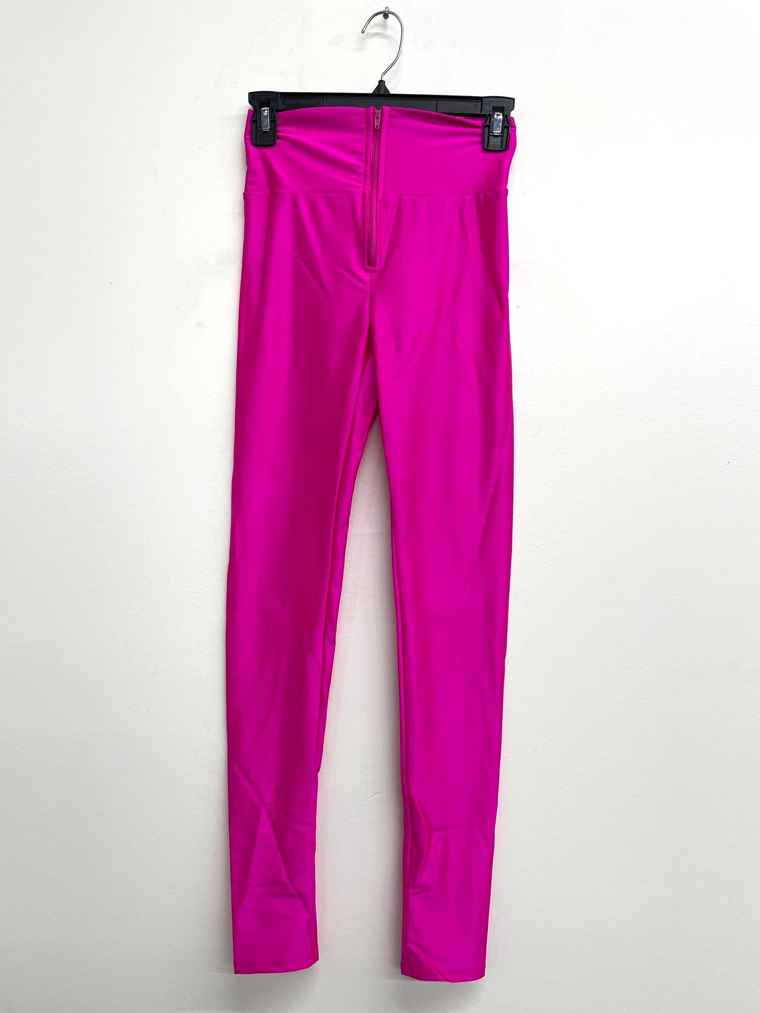 Uptown Apparel - Wholesale Fashion Leggings - Women's - B10484 High Waist Zipper Leggings Dark Colors9